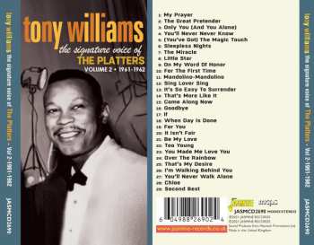 CD Tony Williams: The Signature Voice Of The Platters Volume 2 1961-1962 601015