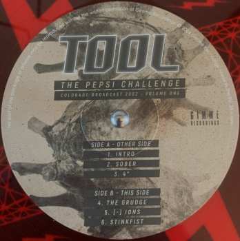 2LP Tool: The Pepsi Challenge Colorado Broadcast 2002 Volume One CLR 631994