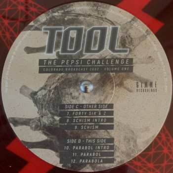 2LP Tool: The Pepsi Challenge Colorado Broadcast 2002 Volume One CLR 631994