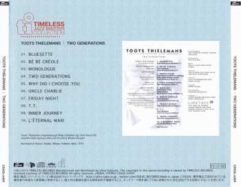 CD Toots Thielemans: Two Generations LTD 635186