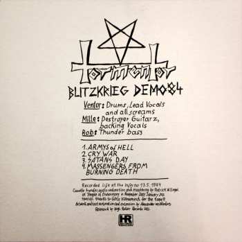 LP Tormentor: Blitzkrieg Demo '84 CLR | LTD 566263