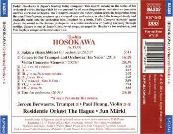 CD Toshio Hosokawa: Orchestral Works • 4 590389