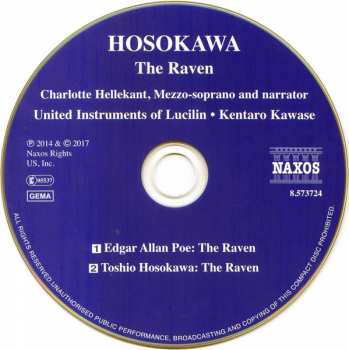 CD Charlotte Hellekant: The Raven 113591