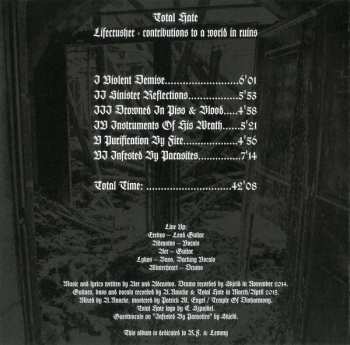 CD Total Hate: Lifecrusher - Contributions To A World In Ruins LTD 96528