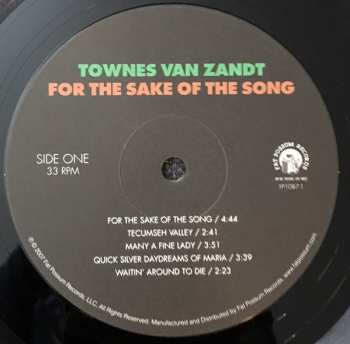 LP Townes Van Zandt: For The Sake Of The Song 136635