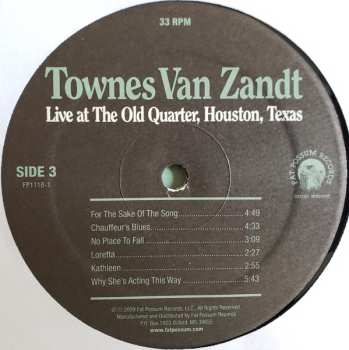 2LP Townes Van Zandt: Live At The Old Quarter, Houston, Texas 546429