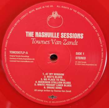 LP Townes Van Zandt: The Nashville Sessions LTD | CLR 640112