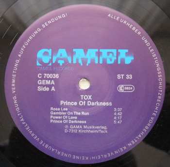 LP Tox: Prince Of Darkness 618552