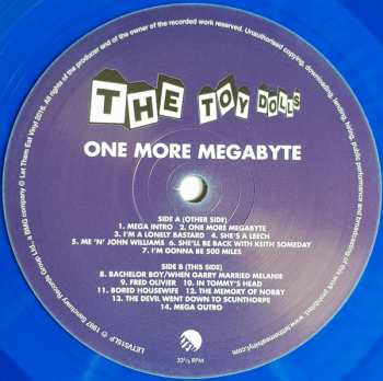 LP Toy Dolls: One More Megabyte LTD | CLR 26375