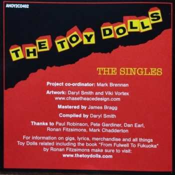 2CD Toy Dolls: The Singles DIGI 570357