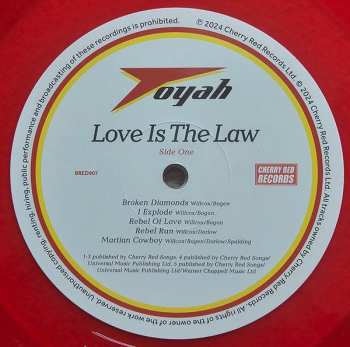 LP Toyah: Love Is The Law CLR 640789