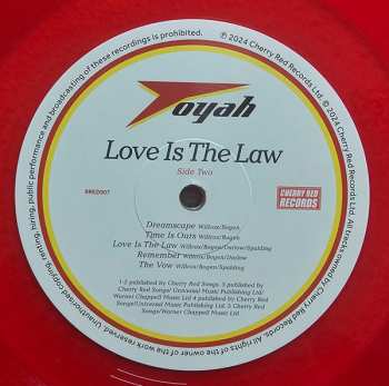 LP Toyah: Love Is The Law CLR 640789