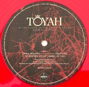 2LP Toyah: In The Court Of The Crimson Queen: Rhythm Deluxe Edition CLR | DLX 601089