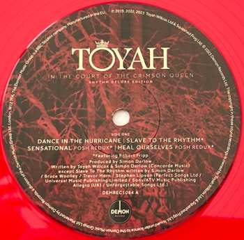 2LP Toyah: In The Court Of The Crimson Queen: Rhythm Deluxe Edition CLR | DLX 601089