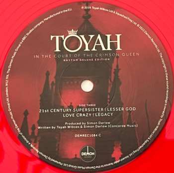 2LP Toyah: In The Court Of The Crimson Queen: Rhythm Deluxe Edition CLR | DLX 601089