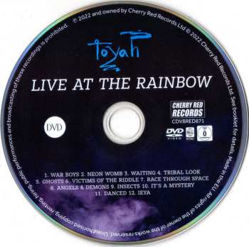 CD/DVD Toyah: Live At The Rainbow 575866