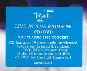 CD/DVD Toyah: Live At The Rainbow 575866