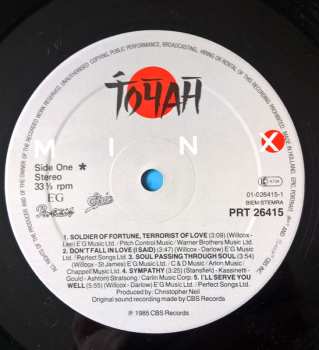 LP Toyah: Minx 605083