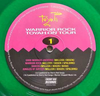 2LP Toyah: Warrior Rock - Toyah On Tour CLR | LTD 586151