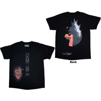 Merch Travis Scott: Travis Scott Unisex T-shirt: Summer Run 2023 Dublin (back Print & Ex-tour) (small) S