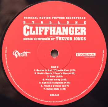 2LP Trevor Jones: Cliffhanger (Original Motion Picture Soundtrack) LTD 571259