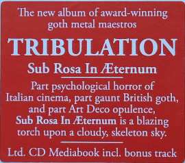 CD Tribulation: Sub Rosa in Æternum DLX 639144