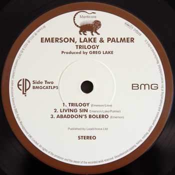 LP Emerson, Lake & Palmer: Trilogy 37302