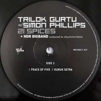 2LP Trilok Gurtu: 21 Spices LTD 358