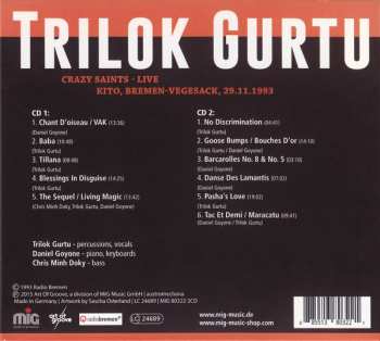 2CD Trilok Gurtu: Crazy Saints Live 275886