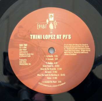 LP Trini Lopez: Trini Lopez At PJ's LTD | NUM 356580