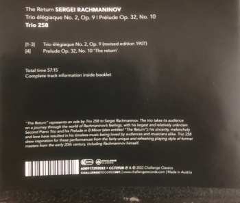 CD Sergei Vasilyevich Rachmaninoff: The Return 587074