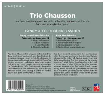 CD Felix Mendelssohn-Bartholdy: Fanny & Felix Mendelssohn 572301