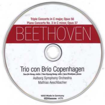 CD Trio con Brio Copenhagen: Beethoven 583002