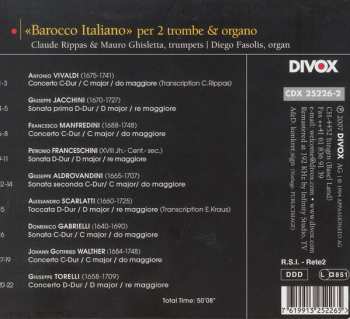 CD Trio Rippas: Trumpets & Organ - Barocco Italiano 555718