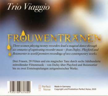 CD Trio Viaggio: Frouwen Tränen: Love And Loss, Esteem And Exile 563849