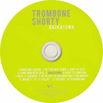 CD Trombone Shorty: Backatown 44351