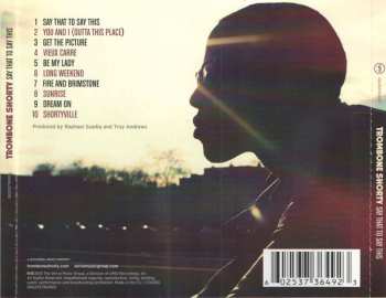 CD Trombone Shorty: Say That To Say This 31559