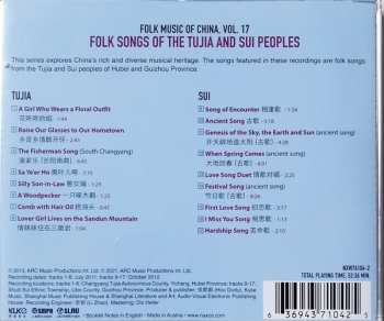 CD Tujia: Folk Songs Of The Tujia And Sui Peoples 446442