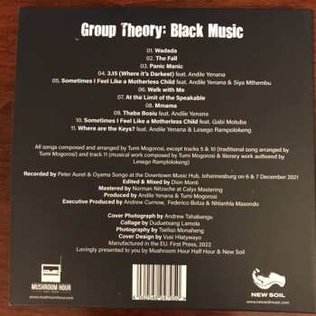 CD Tumi Mogorosi: Group Theory: Black Music 552236