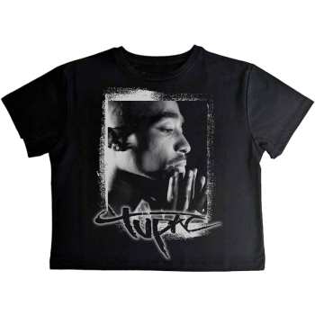 Merch Tupac: Dámské Crop Top Spray Photo