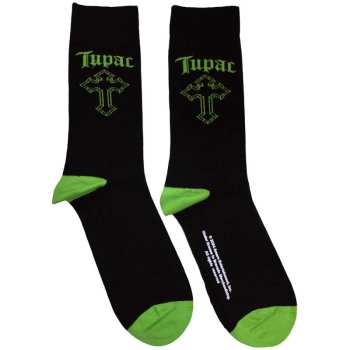 Merch Tupac: Kotníkové Ponožky Green Cross