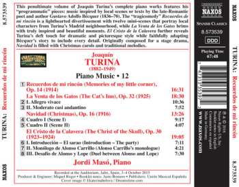 CD Joaquin Turina: Recuerdos De Mi Rincón (Piano Music • 12) 616443