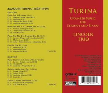 2CD Joaquin Turina: Chamber Music For Strings And Piano 551319