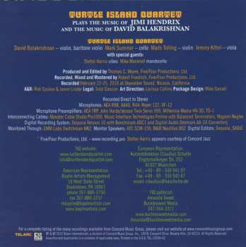 CD Turtle Island String Quartet: Have You Ever Been ...?: The Music Of Jimi Hendrix & The Music Of David Balakrishnan 513707