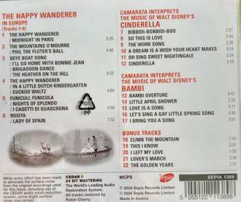 CD Tutti Camarata: The Happy Wanderer in Europe plus music of Cinderella & Bambi 650448