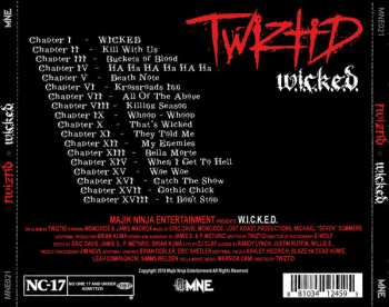 CD Twiztid: W.I.C.K.E.D. Black & Red Edition 597373