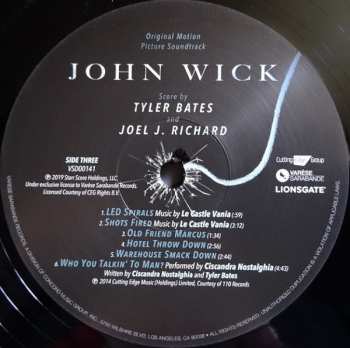 2LP Tyler Bates: John Wick - Original Motion Picture Soundtrack 83268