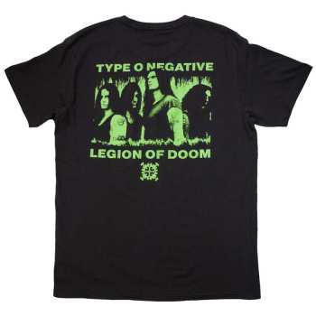 Merch Type O Negative: Type O Negative Unisex T-shirt: Legion Of Doom (back Print) (small) S