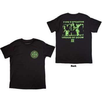 Merch Type O Negative: Type O Negative Unisex T-shirt: Legion Of Doom (back Print) (medium) M