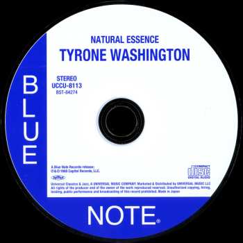 CD Tyrone Washington: Natural Essence LTD 663446